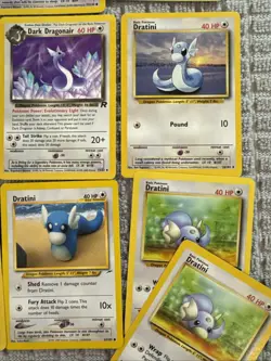 Lot Of 17 VTG Pokemon TCG Cards Jigglypuff Dratini Dragonair Spearow Fearow Y2K - Image 5