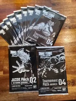 DRAGON BALL SUPER CARD GAME FUSION WORLD STORE TOURNAMENT KIT 2024 OCT - DEC NEW - Image 1