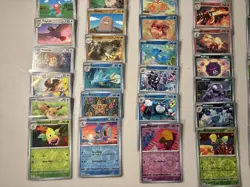Pokemon 151 Scarlet and Violet Reverse Holo Lot x56 Cards + No Duplicates - Image 5