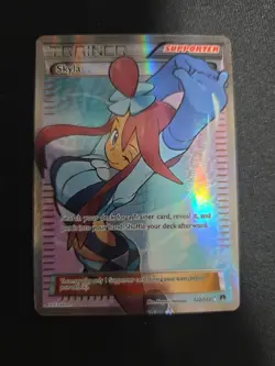 Skyla - 122/122 - Full Art Trainer - XY Break Point - Pokemon Card EXC - Image 1