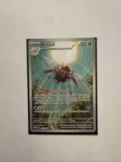 Pokemon TCG Ninjask Shiny Rare 137/132 Mega Evolutions NM Card - Image 1