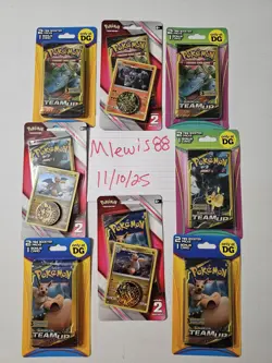 Pokemon TCG Team Up Lot of 8 (2) Mini Packs (3 cards each) - Image 1