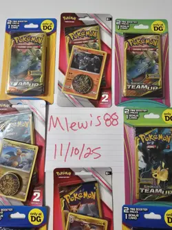 Pokemon TCG Team Up Lot of 8 (2) Mini Packs (3 cards each) - Image 2