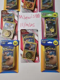 Pokemon TCG Team Up Lot of 8 (2) Mini Packs (3 cards each) - Image 3