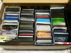 Huge Lot 4 Rows Of TCG Card Sleeves - MTG Ultra Pro Dragon Shield 1000+ Over 6lb - Image 1