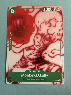 EXACT CARD PICTURED One Piece TCG P-061 Monkey D Luffy Uta Battle Pack Promo - Image 1