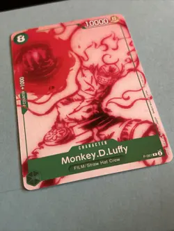 EXACT CARD PICTURED One Piece TCG P-061 Monkey D Luffy Uta Battle Pack Promo - Image 2