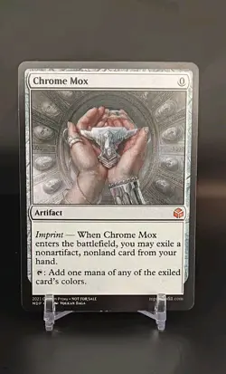 Custom Game Card-Chrome Mox-LP Condition - Image 1