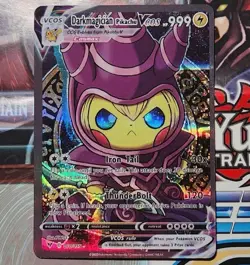 Holo Pikachu VMAX Dark Magician Fan Art Card Yu-Gi-Oh Anime Collectible - Image 1