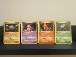 Ditto Yuka Morii Card Lot-Bulbasaur, Charmander, Geodude, Mr Mime Delta Species - Image 1