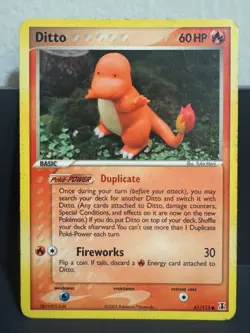 Ditto Yuka Morii Card Lot-Bulbasaur, Charmander, Geodude, Mr Mime Delta Species - Image 4