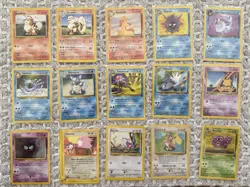 Pokemon TCG Vintage Card Bulk Lot of 102 Cards Uncommon Common - Image 2