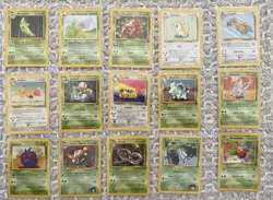 Pokemon TCG Vintage Card Bulk Lot of 102 Cards Uncommon Common - Image 3