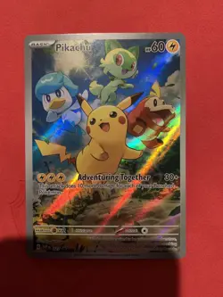 Pokemon Scarlet & Violet Paldea Evolved Pikachu #27 SVP en Pikachu Promo Card - Image 1