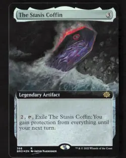 The Stasis Coffin FOIL (Extended Art) The Brothers' War #366 Rare - Image 1