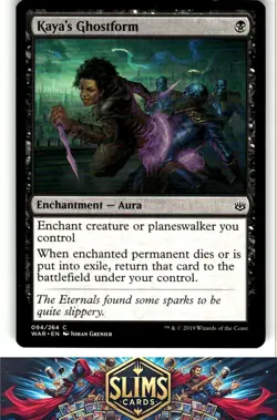 Magic the Gathering MTG War of the Spark Kaya's Ghostform #94 Buy 2 Get 1 - Image 1