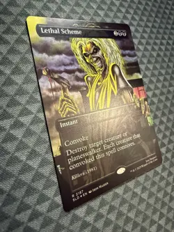 MTG Lethal Scheme #2187 Rainbow Foil Rare Secret Lair Drop Series (SLD) - Image 2