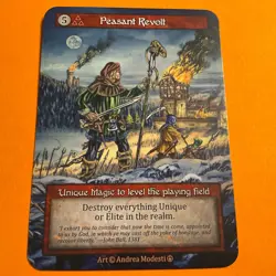 Peasant Revolt - Sorcery: Contested Realm - Unique - Arthurian Legends - Image 1