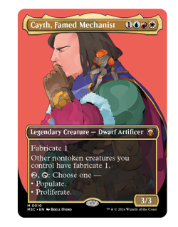 Cayth, Famed Mechanist - Borderless Commander: Modern Horizons 3 - Image 1