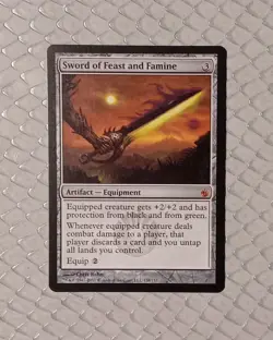 Sword of Feast and Famine - MTG Mirrodin Besieged (#138 Mythic) - NM - Image 1
