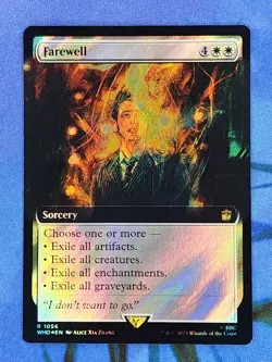 1x SURGE FOIL EXTENDED Farewell, NM, WHO, Magic: the Gathering, MtG - Image 1