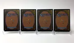 (4) Magic: The Gathering Craw Wurm MTG Vintage 1994 Revised Edition MP - Image 2