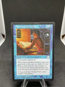 Ancestral Knowledge Weatherlight Regular MTG MP - Image 1