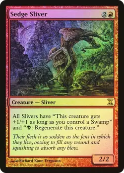 Time Spiral MTG Foil Sedge Sliver Magic - Image 1