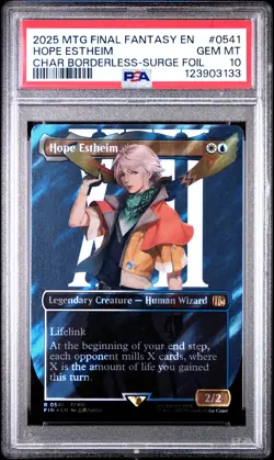 3133 Hope Estheim 2025 MTG Final Fantasy #0541 Surge Foil PSA 10 - Image 1