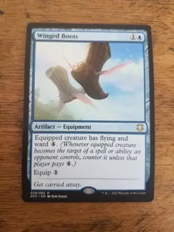Winged Boots - Commander: Adventures in the Forgotten Realms (Near Mint) - Image 1