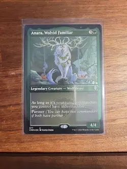 Anara, Wolvid Familiar (Foil Etched) Commander Legends Foil - Image 1