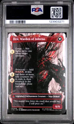 3271 Clive Ifrit Dominant 2025 Magic: The Gathering Final Fantasy #0318 PSA 10 - Image 2