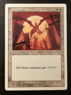 MTG Crusade, Fifth Edition, Heavily Played, English - Image 1