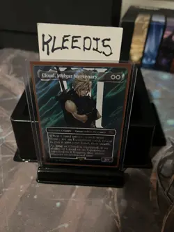 Cloud, Midgar Mercenary (Borderless) (Surge Foil) Final Fantasy Foil Mint 🔥 NM - Image 5