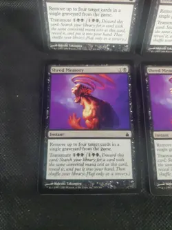 4x Shred Memory Ravnica City of Guilds NM Playset Magic The Gathering MTG TCG !! - Image 5