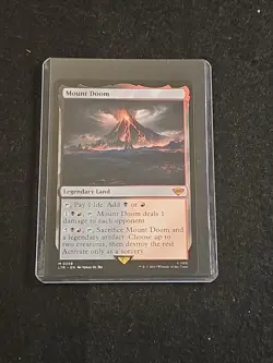 Mount Doom Tales Of Middle Earth MTG TCG Mythic Rare NM - Image 1