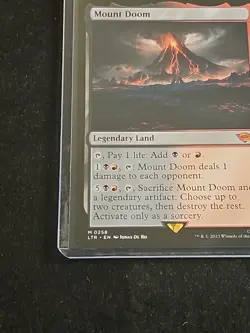 Mount Doom Tales Of Middle Earth MTG TCG Mythic Rare NM - Image 5