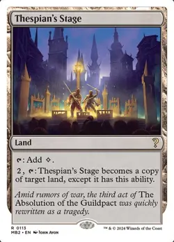 Thespian's Stage (White Border) - Mystery Booster 2 - R - #113 - NM - Image 1
