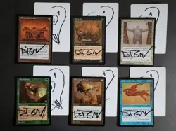 SKETCHED MTG Artist Proof Brom _ Tempest ALTER DEMENTIA, TITAN, MIRRI'S GUILE+4 - Image 1