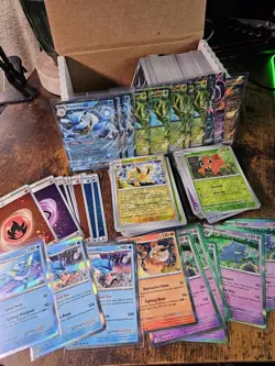 Pokemon Cards 151 Scarlet And Violet Bulk 371 Cards 121 Holos/Reverse Holo Promo - Image 1