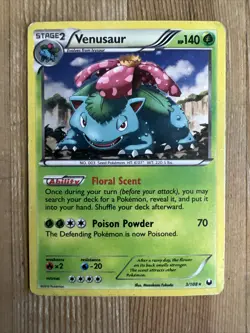 Venusaur - 3/108 - Pokemon Dark Explorers Black & White Holo Rare Card DMG - Image 1