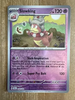 Slowking 058/142 Reverse Holo Pokemon TCG: Stellar Crown Near Mint (NM) - Image 1