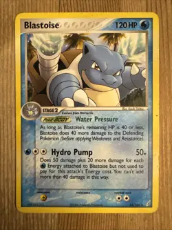Blastoise 14/100 EX Crystal Guardians Non-Holo Rare Vintage Pokemon TCG Card HP - Image 1