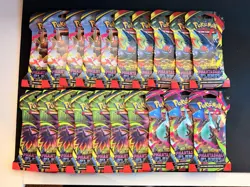 Pokemon Mega Evolution Phantasmal Flames Sleeved Booster Pack Lot Of 20 - Image 1