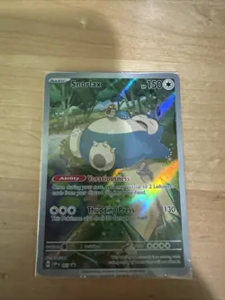 Pokemon TCG Snorlax 051 Scarlet & Violet 151 Holo Promo Card Sealed NM - Image 1