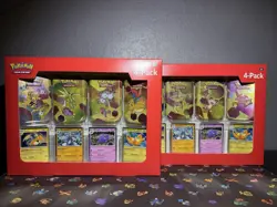 Pokemon Scarlet & Violet 151 4 Pack Mini Tins + 4 Promos Sams Sealed - Lot of 2 - Image 1