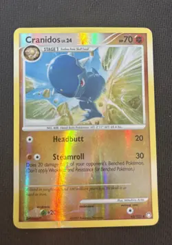 Cranidos 43/123 Mysterious Treasures Reverse Holo Pokemon TCG Heavily Played - Image 1