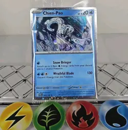 Pokemon TCG Chien-Pao 057/182 Sealed Cosmos Holo Paradox Rift 2023 NM - Image 1