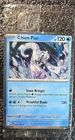 Pokemon TCG Chien-Pao 057/182 Sealed Cosmos Holo Paradox Rift 2023 NM - Image 2