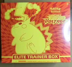Pokemon TCG Sword & Shield Vivid Voltage Elite Trainer Box ETB Factory Sealed - Image 1